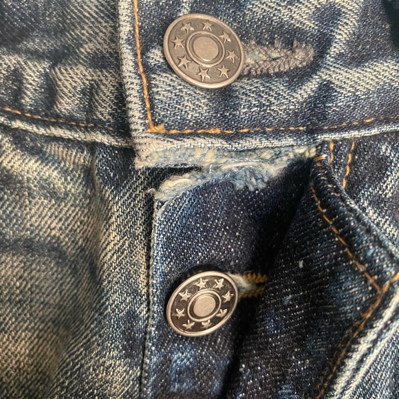 100% Japanese Denim Made in L.A. Never worn, minor cut on the button area. NWOT - Picture 5 of 5